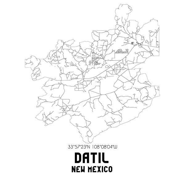 Datil NM Real Estate Map
